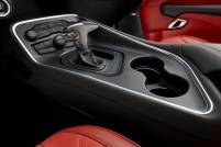 2015 Dodge Challenger trapezoidal shaped console