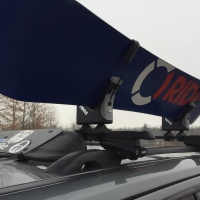 Installing the Thule 575 Universal Snowboard Rack on a Jeep Patriot