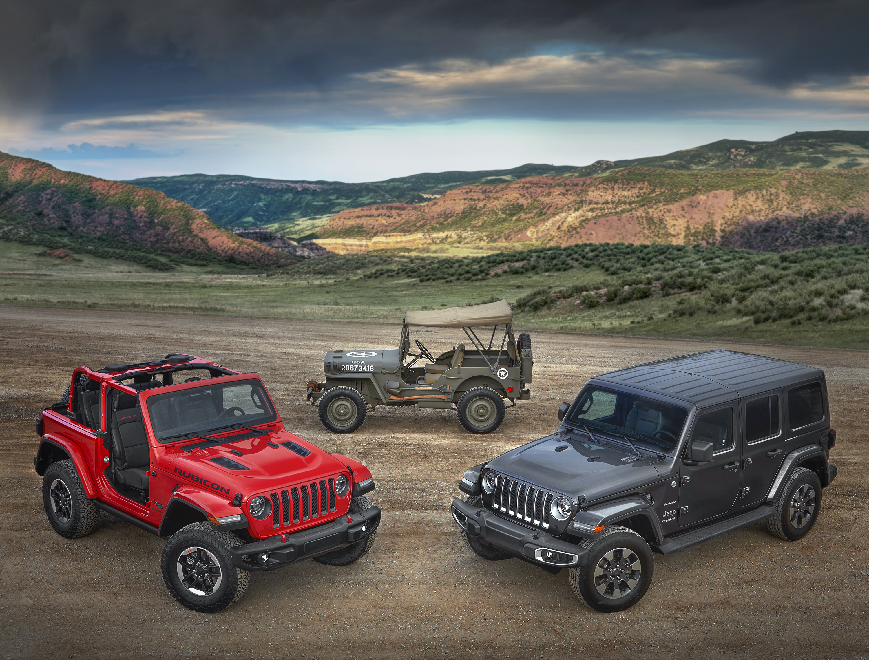 All-new 2018 Jeep® Wrangler Rubicon, 1944 Jeep Willys-Overland –  kevinspocket